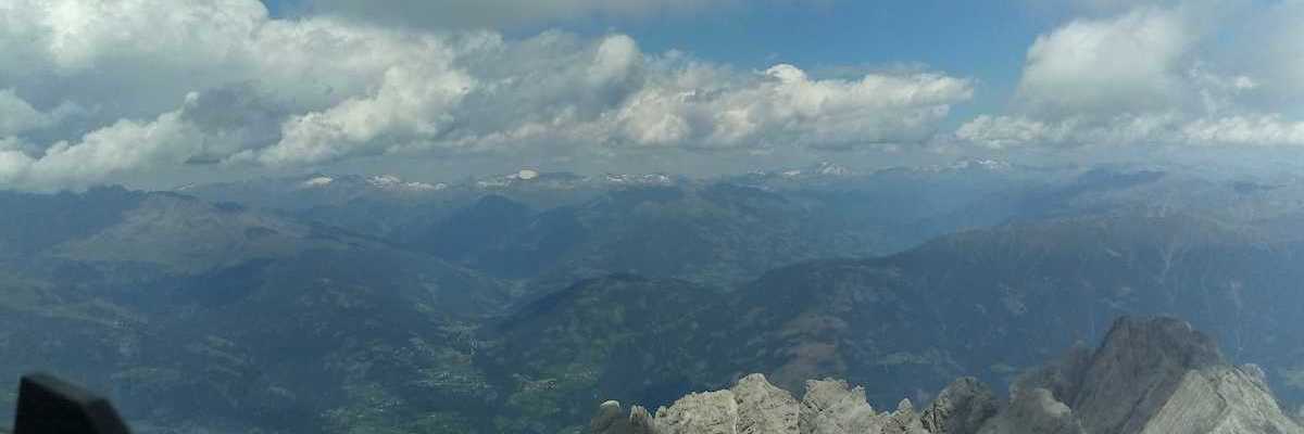 Flugwegposition um 12:26:37: Aufgenommen in der Nähe von Gemeinde Winklern, Österreich in 3149 Meter